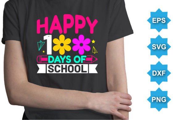 Celebrating 100 Days: A Closer Look at Happy 100TH Days of School Typography