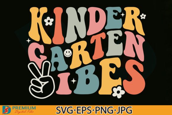 Kindergarten Vibes SVG: Retro Teacher Design Review
