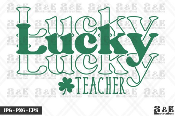 Lucky Teacher St Patricks Day Embroidery