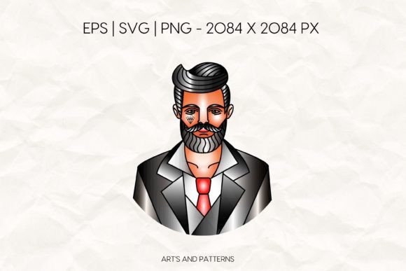Man Old School Tattoo Clipart: An Embroidery Review