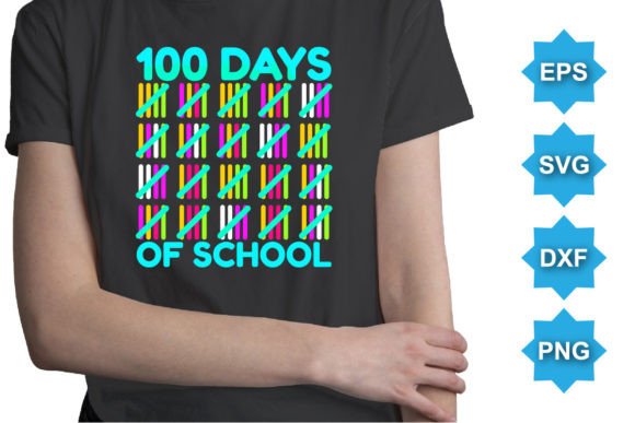 Review: 100 Days of School Typography SVG Shirt