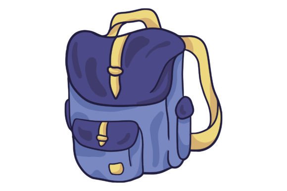 School Backpack: A Versatile Embroidery Design