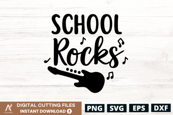 School Rocks SVG PNG: A Fun and Versatile Design