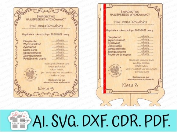 Teacher Certificate File Svg Laser Cut Review