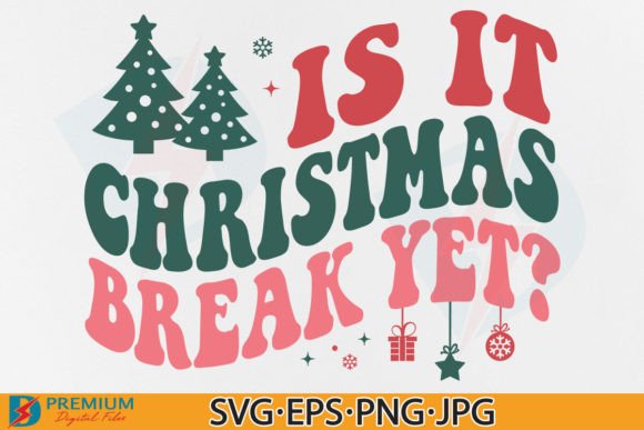 Teacher Christmas SVG, Xmas Break PNG Review