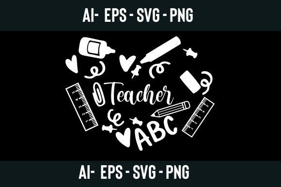 Teacher Heart SVG: A Versatile Design for Embroidery