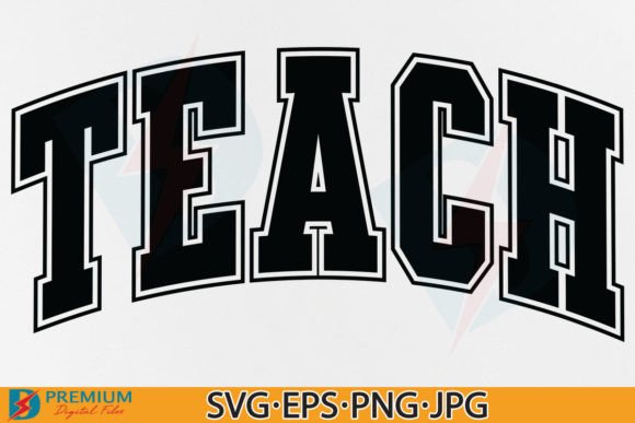 Teacher Varsity SVG: A Versatile Design for Embroidery