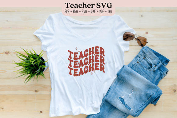 Teacher Wave: A Versatile Embroidery Design